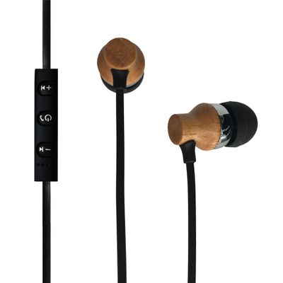 Factory Supply New Cool HD Sound Stereo V5.0 Wooden Bluetooth Earbuds