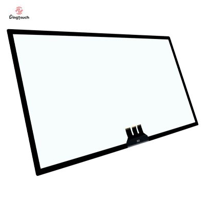 Large size 65" inch pcap capacitive touch screen overlay kit with EETI controller board Multitouch