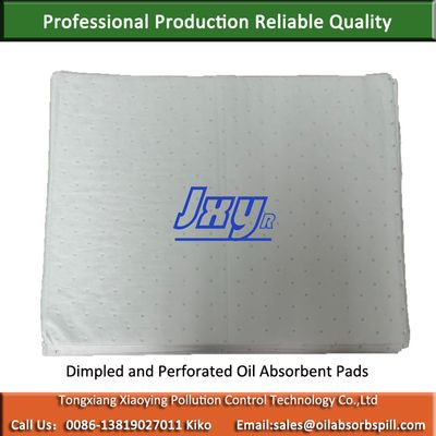 Dimpled and Perforated Oil Absorbent Pads