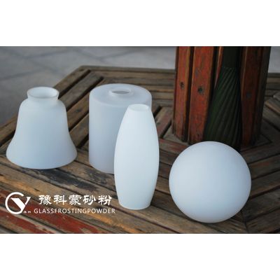 Lamp and lighting glass frosting powder