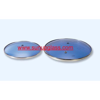 blue tempered glass lid glass cover for cookware