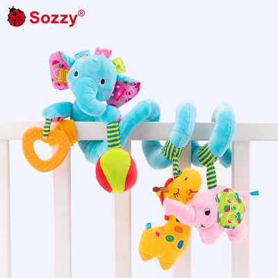 baby toy musical stroller toy elephant baby crib hanging toy