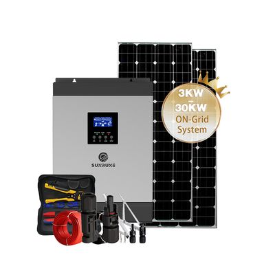 5kw On-grid Solar System With Lifepo4 Battery Solar Energy System For Home Use
