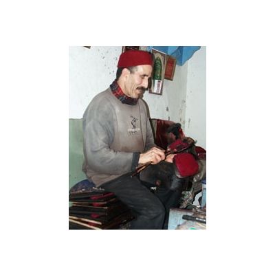 Tunisian hand-made cotton Red chechia (tarbouche)