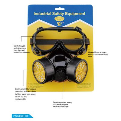 chemical respirator with goggle