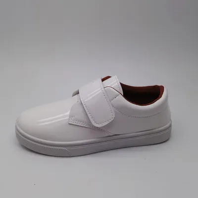 children's white shoes injection girl sports casual shoes wild Korean leather shoe