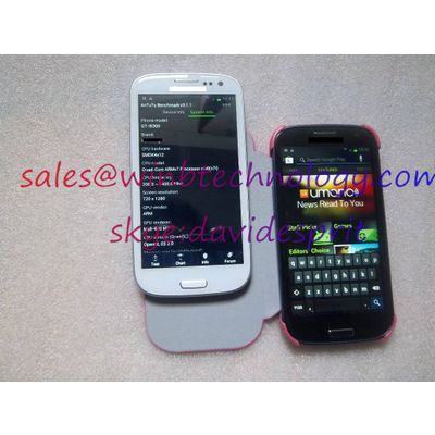 i9300 S3 3G WCDMA GSM single sim Android4.1 smartphone MTK6575 Dual core 1.4GHz 1GB RAM 4.8"HD AMOLE