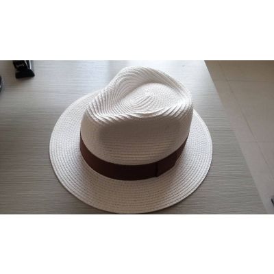 Big sale!! Discounting!! White color Panama paper hats for promotion