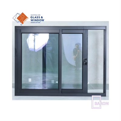 Waterproof 5mm double glazing aluminum sliding window
