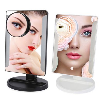 Moveable 10X Magnification Adjustable Brightness Touch 36 Led Lighted Make up Mirror