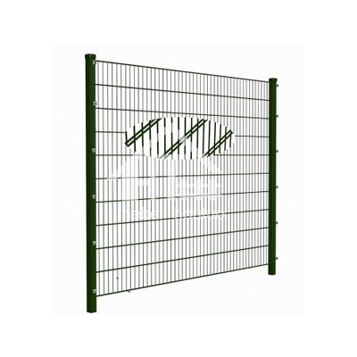 High Quality Public Facility Walkway Pedestrian Double Wire Panel Fence