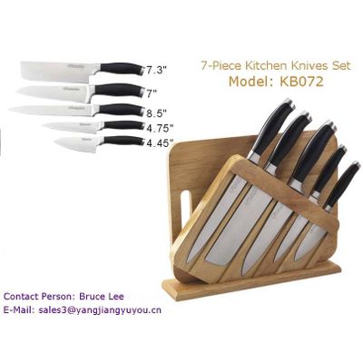 5-Piece Kitchen Knives Set with ABS Forged Handle