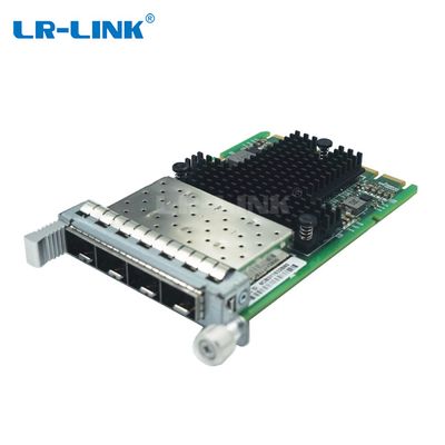 LR-LINK OCP 3.0 Quad-port Mezzanine 10G SFP+ Ethernet Network Adapter with Intel Chipset