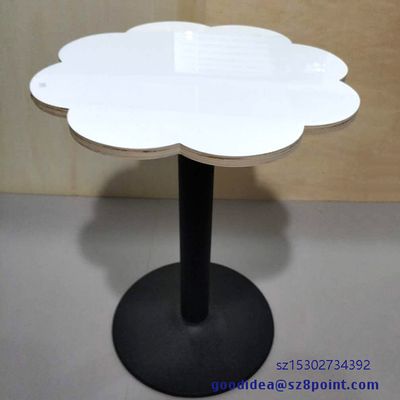 Sublimation Coating blank dye printable Flower shape wooden dining table
