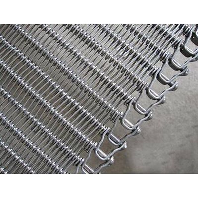 Spiral chain steel wire mesh belt for food quick freezing