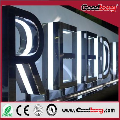 Export high quality strong thin vacuum custom 3D led light metal & acrylic letter,standard