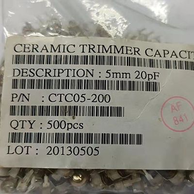 5mmhigh-frequency ceramic Adjustable trimming capacitor20p30p