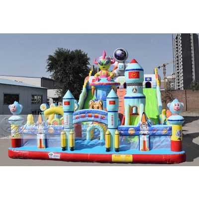 Commercial Children Funny Park inflatable bounce house inflatable trampoline