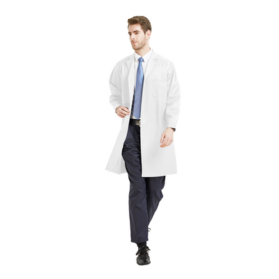 Work Shop Collared Lab Coat Long Jeacket Garments Lab Coat