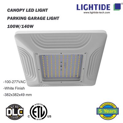 Lightide LED Canopy Light, ETL_cETL_DLC, 100W/140W