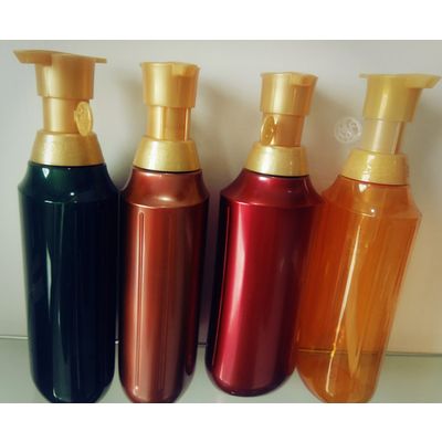 500ML Plastic PET Empty Cosmetic Shampoo Bottles