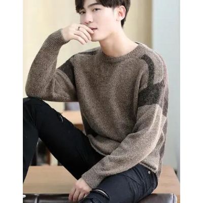 Men's knitted cashmere sweater