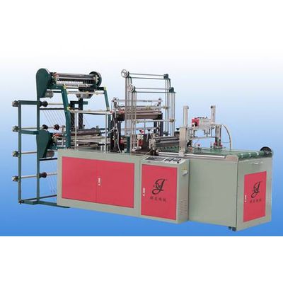 Microcomputer Controlled Double-layer Plastic Film Bag auto. Sealing-cutting Machine