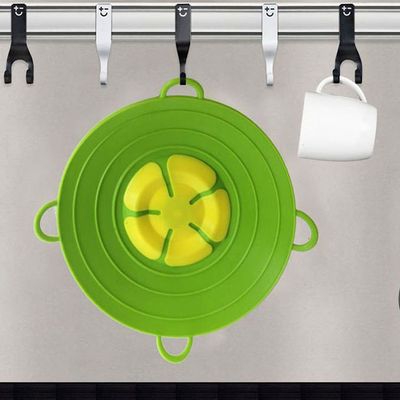Useful Multi-function Silicone Spill Stopper Lid Kitchen Utensils Pan Cooking Tools