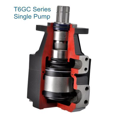 T6GC Single Pump Thru Drive Vane Pump for Street Sweeper