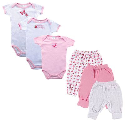 Luvable Friends 6-Piece Grow With Me Baby Clothes Gift Set #07025