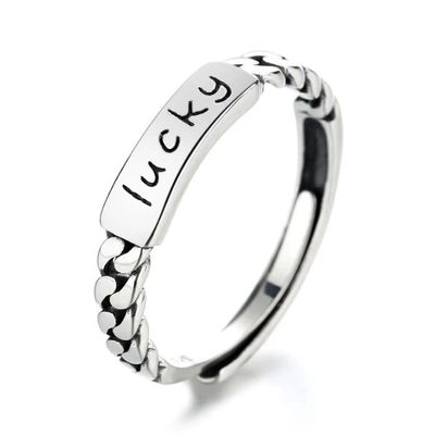 Sterling Silver Korean lucky Ring