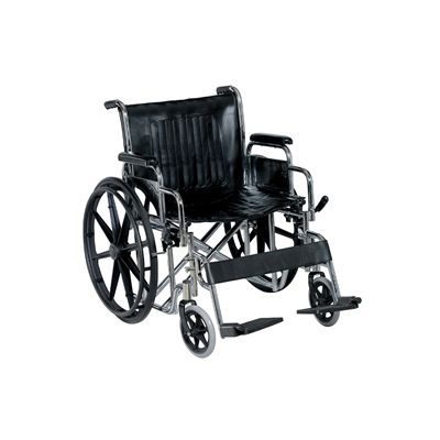 Heavy Duty Economy Steel Wheelchair