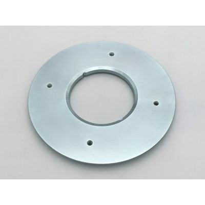 Loudspeaker parts: top plate clear zinc rack plating low carbon steel customized