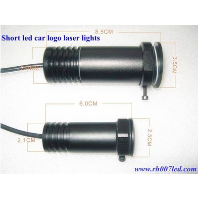 short LED car logo laser lights