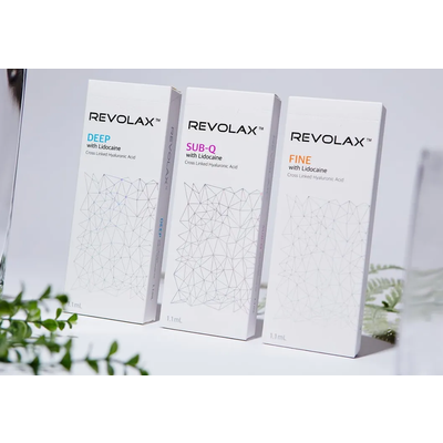 Revolax Hyaluronic Acid Dermal Filler for Cosmetic Surgery Deep 1.1ml CE certificate CE approved
