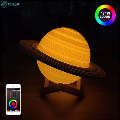 Rechargeable APP Control 3D Saturn Lamp China Best Price Original Manufacture