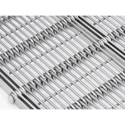 304 316 Stainless Steel Eye Link Conveyor Belts Wire Link Conveyor Belts Convey Heavy Loads And Unst
