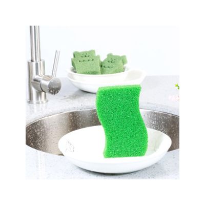 Hot sales high quality star silicone sponge household clean handle silicone sponge