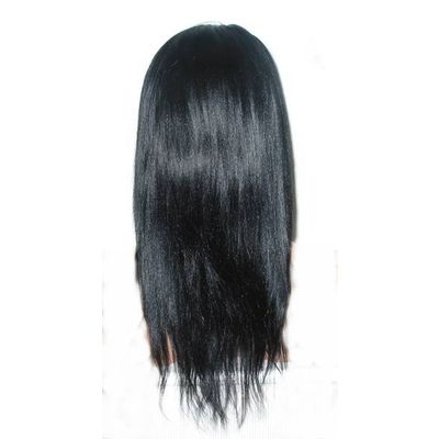 12"  Yaki straight indian remy hair full lace wig