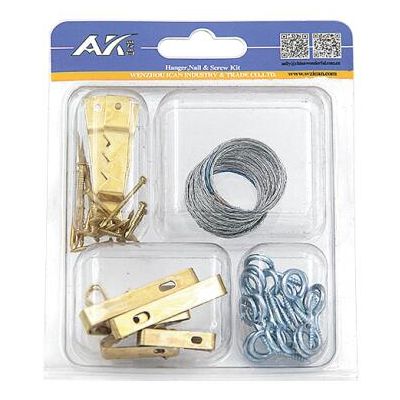 42PCS Hooks, Nail & Hanger Kit