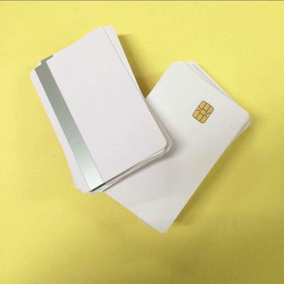 Sle4442 Chip Card With 2 Track 8.4MM sliver HI-CO Magnetic Stripe