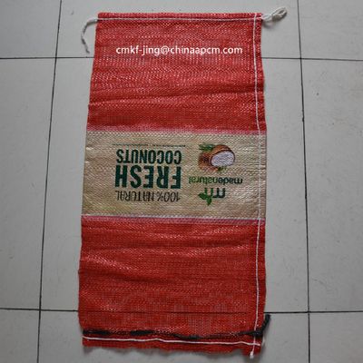 good quality PP mesh bag with label from China factory