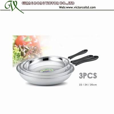 Stainless steel frying pan Set