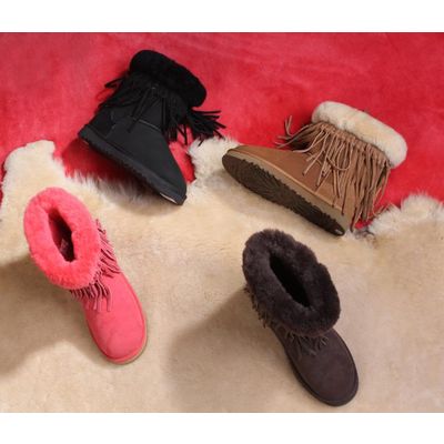 5835 uggfullboots , authentic sheepskin lady boots, winter snow boot