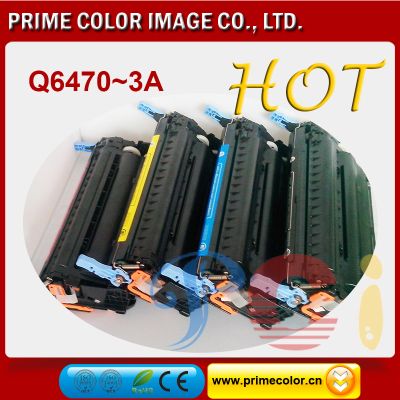 Color Toner Cartridges for HP Q6470-3A/ CAN CRG-711 Reman With chip