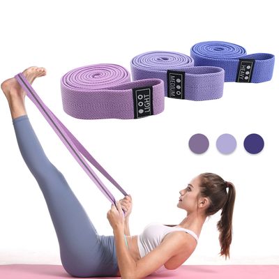 Wholesale Long Resistance Bands Set Fabric Exercise Bands Pull up Assistance Bands