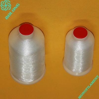 Polyester monofilament sewing thread