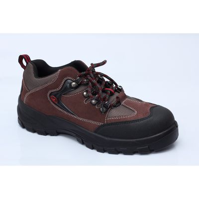 safety shoes work boots 6326 suede leather rubber outsole
