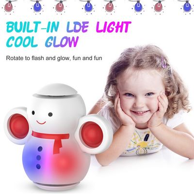 2022 new arrival snowman glow christmas fidget spinner for stress relief
