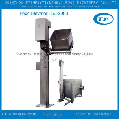 stainless steel food processing food elevator
